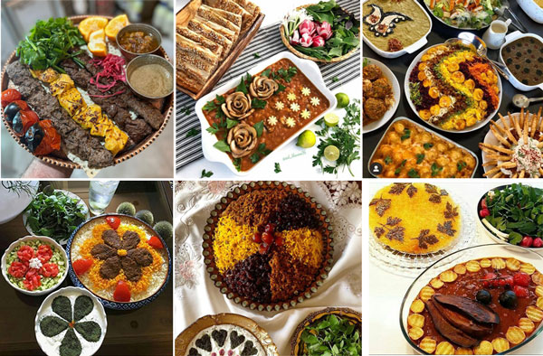 لیست غذاهای ایرانی